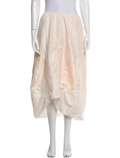 Pre-owned Lee Anderson Midi Length Skirt In Pink