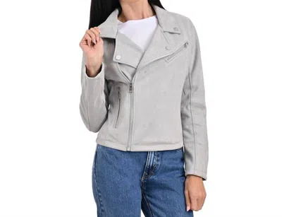Lee Biker Jacket In Gray In Grey