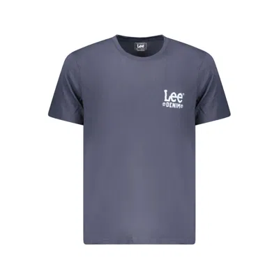 Lee Blue Cotton Men T-shirt