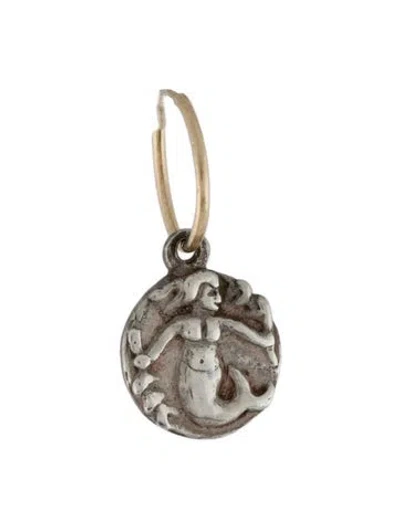 Pre-owned Lee Brevard Mermaid Charm In Multi