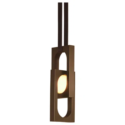 Pre-owned Lee Broom - Mythos Duo Pendant In Brown