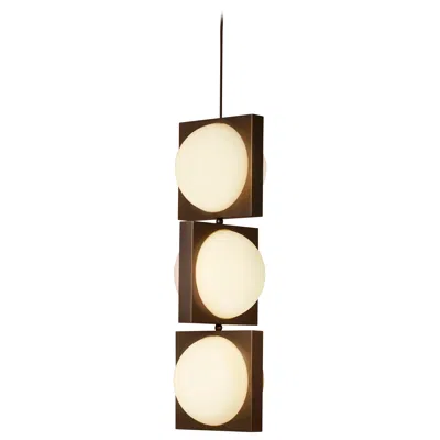 Pre-owned Lee Broom - Solstice Trio Pendant In White