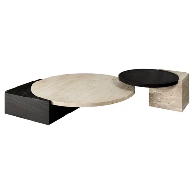 Pre-owned Lee Broom - Tribeca Tables In Sand