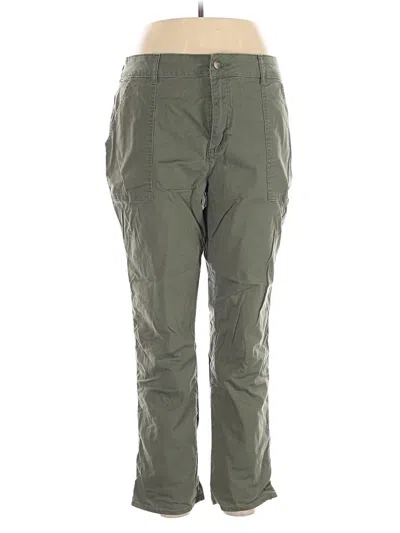 Pre-owned Lee Cargo Pants In Green