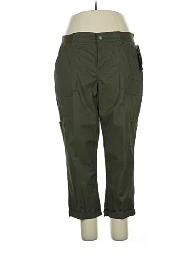 Pre-owned Lee Cargo Pants In Green