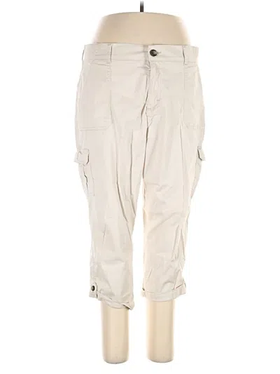 Pre-owned Lee Cargo Pants In Ivory