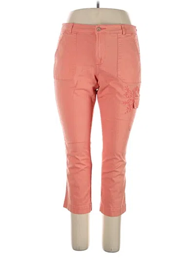Pre-owned Lee Cargo Pants In Pink