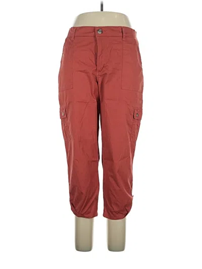 Pre-owned Lee Cargo Pants In Red