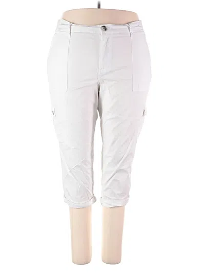 Pre-owned Lee Cargo Pants In White