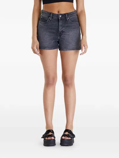 Lee Carol Denim Shorts In Blue