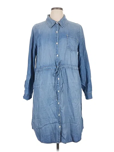 Pre-owned Lee Casual Dress In Blue