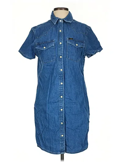 Pre-owned Lee Casual Dress In Blue