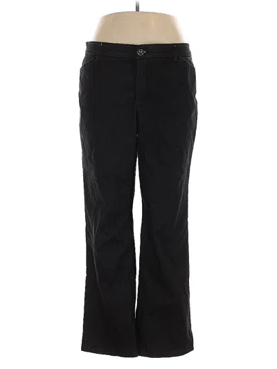 Pre-owned Lee Casual Pants In Black