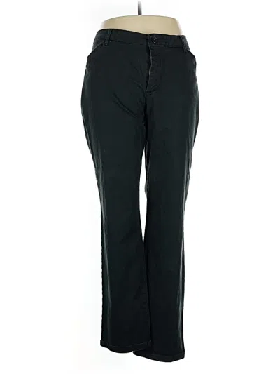 Pre-owned Lee Casual Pants In Black