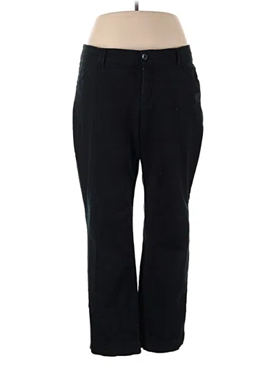 Pre-owned Lee Casual Pants In Black