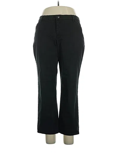 Pre-owned Lee Casual Pants In Black