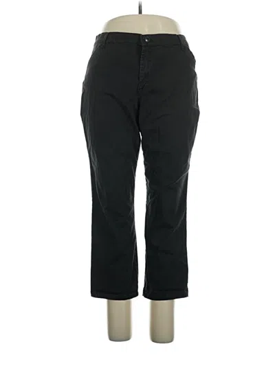 Pre-owned Lee Casual Pants In Black