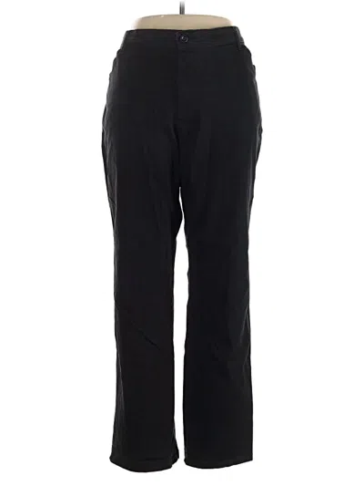Pre-owned Lee Casual Pants In Black