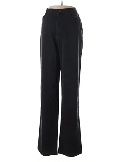Pre-owned Lee Casual Pants In Black