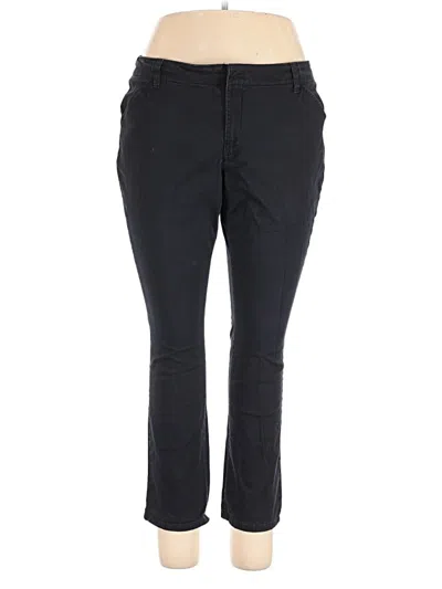 Pre-owned Lee Casual Pants In Black