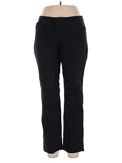 Pre-owned Lee Casual Pants In Black
