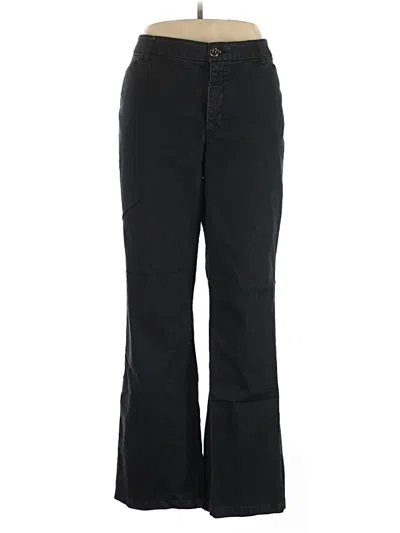 Pre-owned Lee Casual Pants In Black