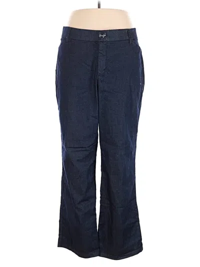 Pre-owned Lee Casual Pants In Blue