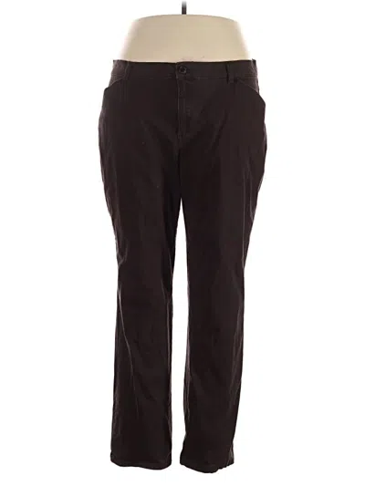 Pre-owned Lee Casual Pants In Brown