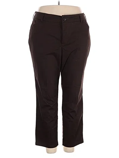 Pre-owned Lee Casual Pants In Brown