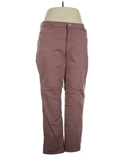 Pre-owned Lee Casual Pants In Brown
