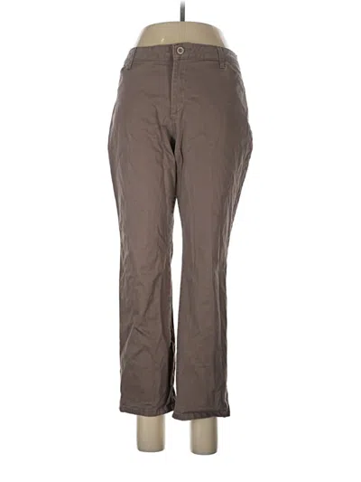 Pre-owned Lee Casual Pants In Brown