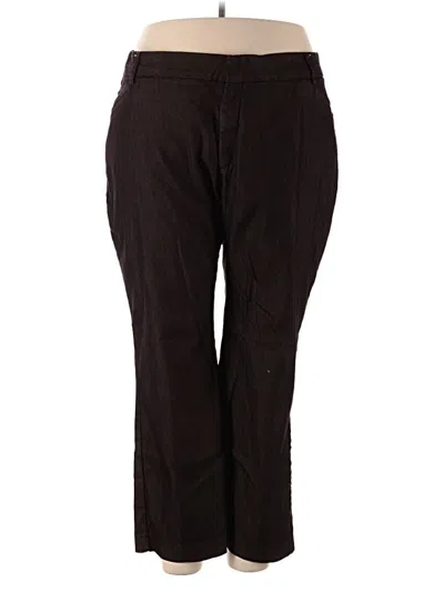 Pre-owned Lee Casual Pants In Brown