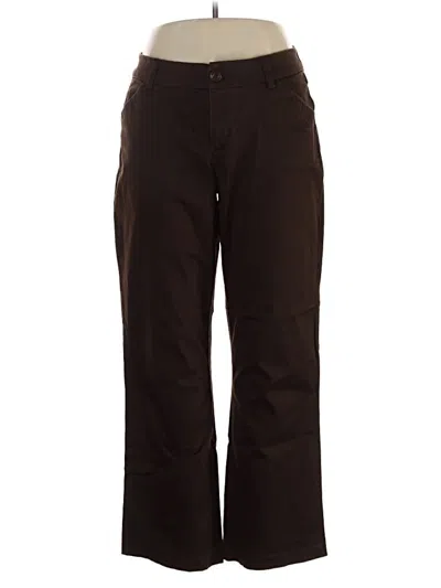 Pre-owned Lee Casual Pants In Brown