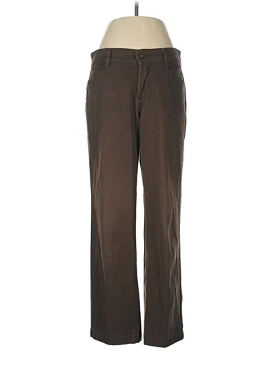 Pre-owned Lee Casual Pants In Brown