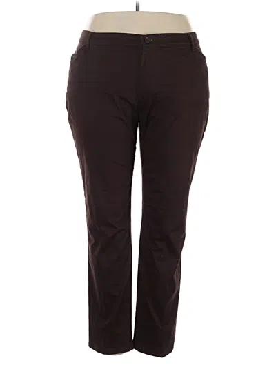 Pre-owned Lee Casual Pants In Brown