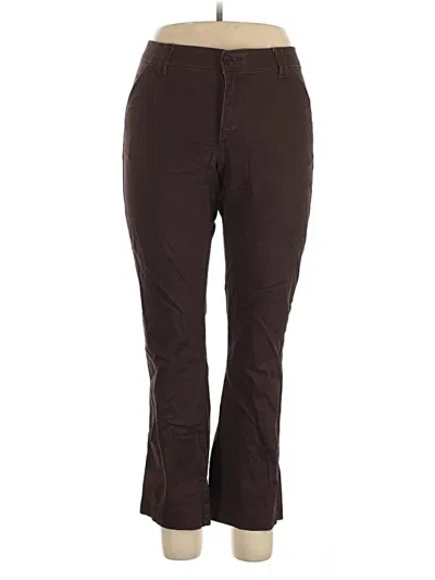 Pre-owned Lee Casual Pants In Brown
