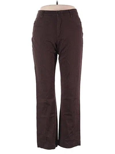 Pre-owned Lee Casual Pants In Brown