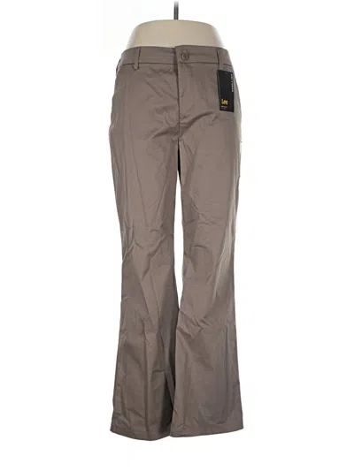 Pre-owned Lee Casual Pants In Brown
