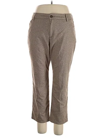 Pre-owned Lee Casual Pants In Brown