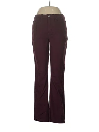 Pre-owned Lee Casual Pants In Burgundy