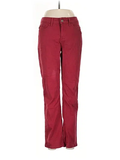 Pre-owned Lee Casual Pants In Burgundy