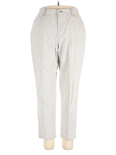 Pre-owned Lee Casual Pants In Gray