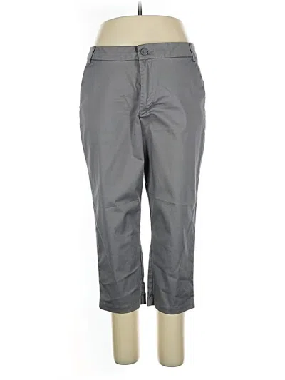 Pre-owned Lee Casual Pants In Gray
