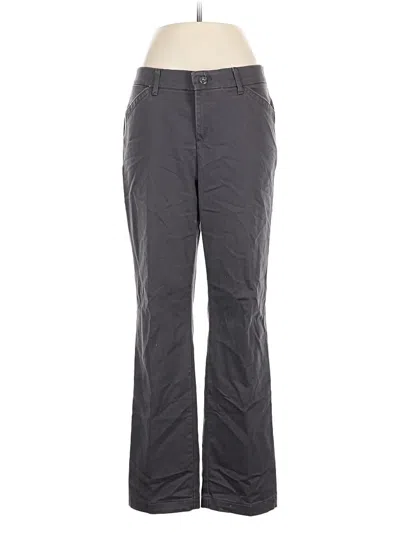 Pre-owned Lee Casual Pants In Gray