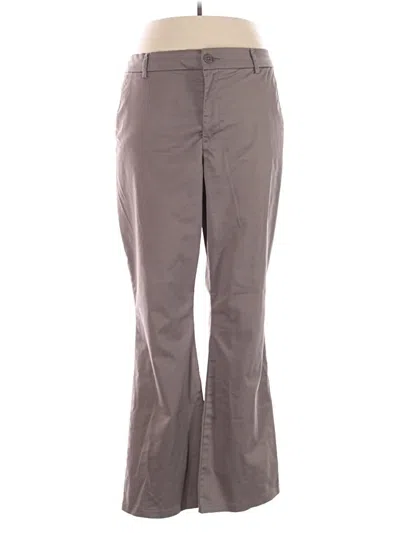 Pre-owned Lee Casual Pants In Gray