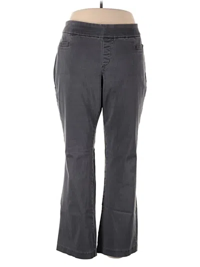 Pre-owned Lee Casual Pants In Gray