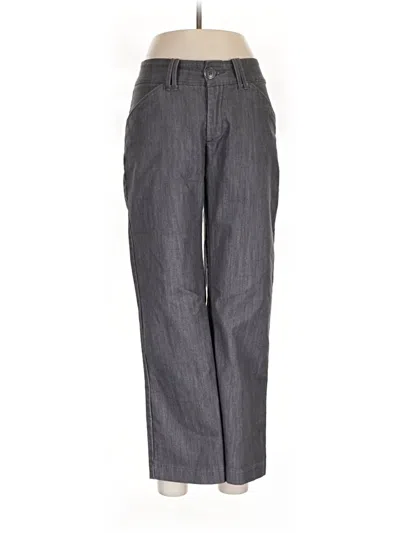 Pre-owned Lee Casual Pants In Gray