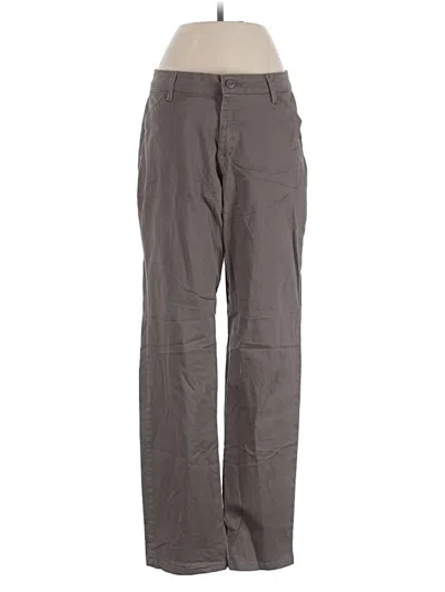 Pre-owned Lee Casual Pants In Gray