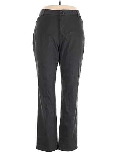 Pre-owned Lee Casual Pants In Gray