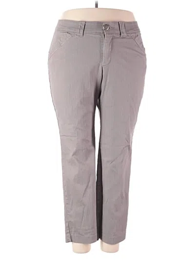 Pre-owned Lee Casual Pants In Gray